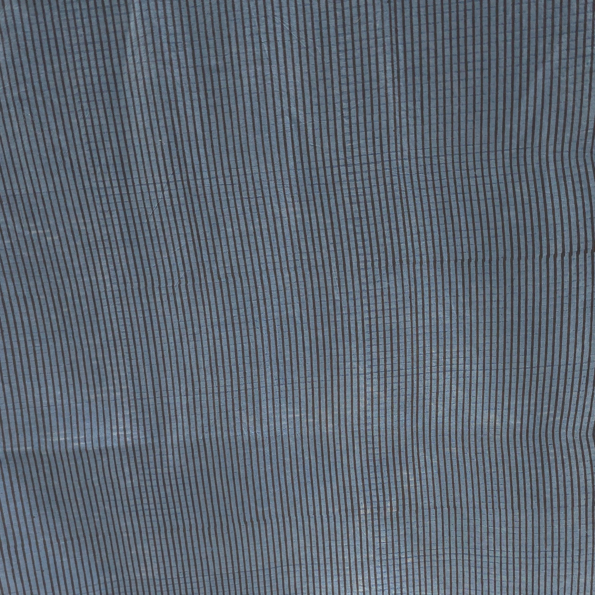 Blue Checks Natural Dyed Ajrakh Hand Block Print Cotton Fabric