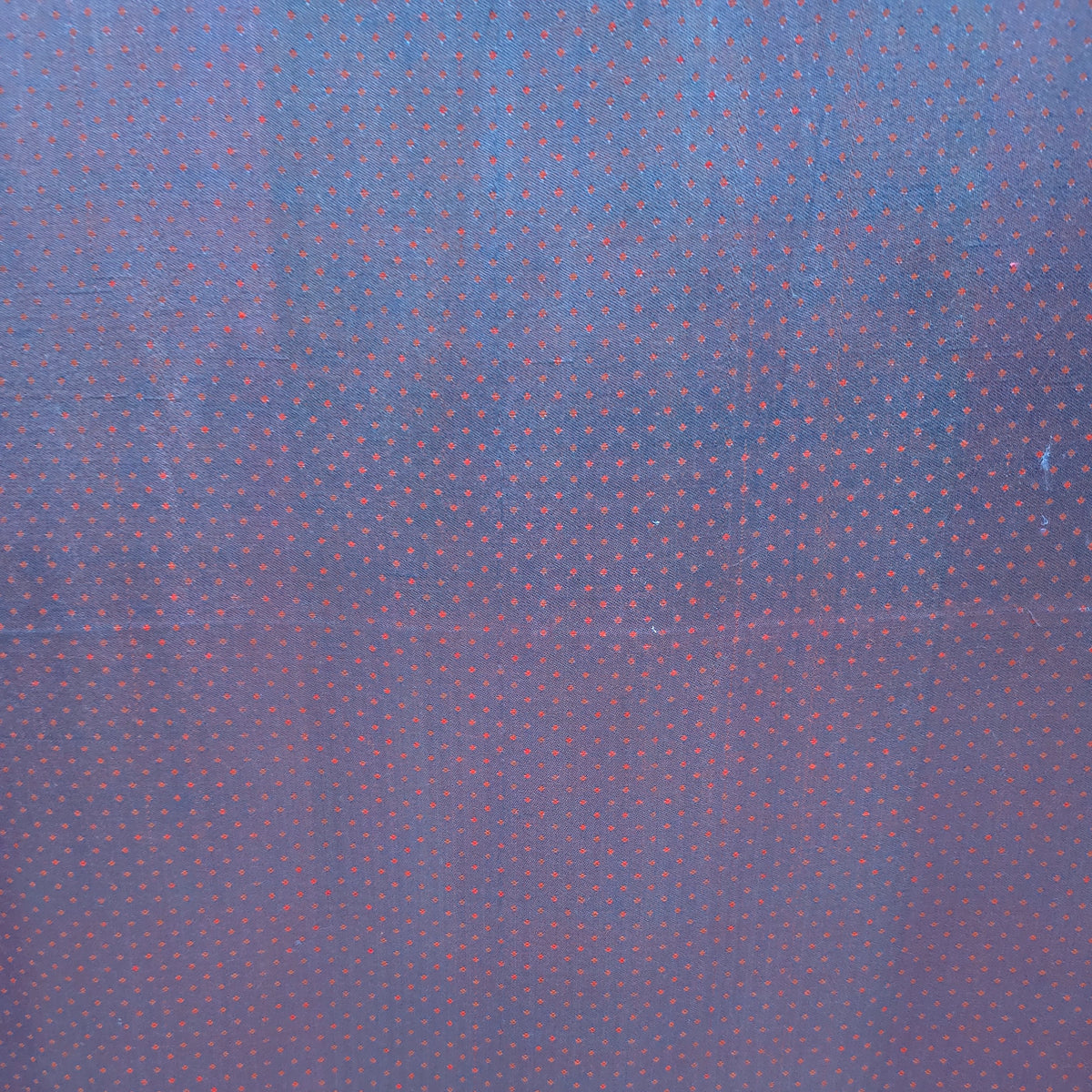 Blue Dotted Handloom Mashru Silk Fabric