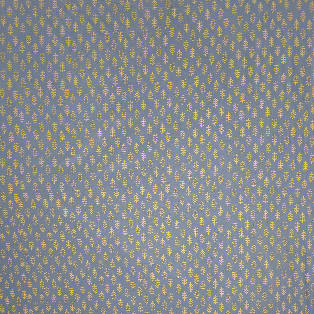 Grey Buti Kutch Hand Block Print Pure cotton Fabric 3